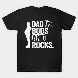 Dad Bods And Rocks Rock Collector Daddy Funny Geologist T-Shirt